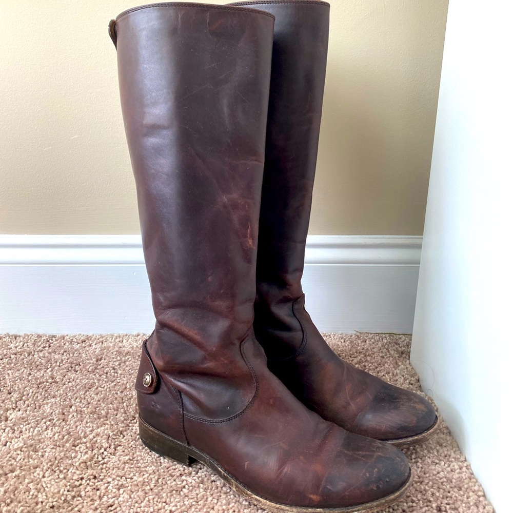 Frye Melissa Button Back Zip Boot, 6.5